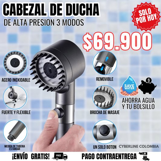 DuchaPower l Cabezal de ducha SPA 3 Modos
