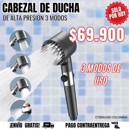 DuchaPower l Cabezal de ducha SPA 3 Modos